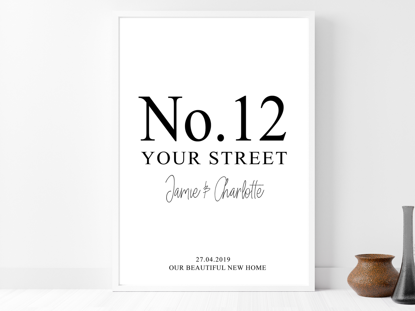 Home Address Personalised Print
