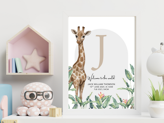 Newborn Safari Personalised