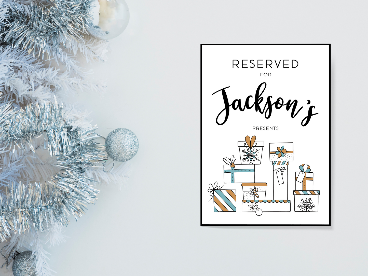 Under The Tree Personalised Print