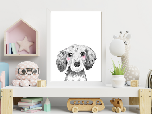 Watercolour Cute Puppy