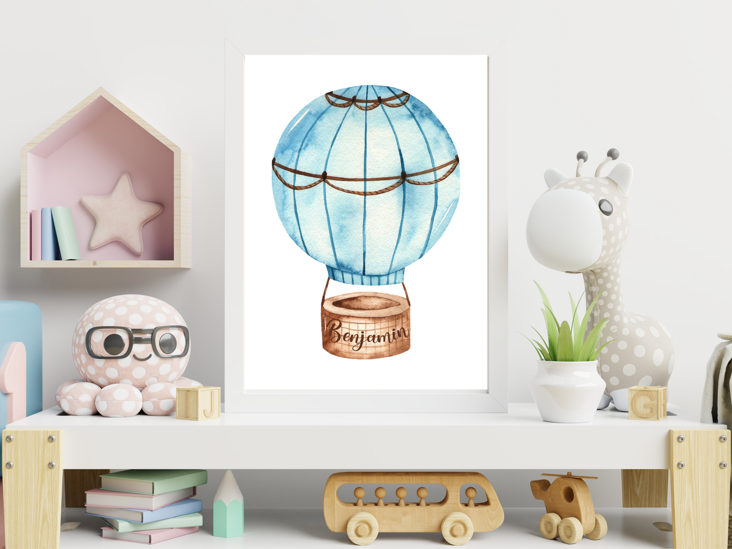 Hot Air Balloon Personalised