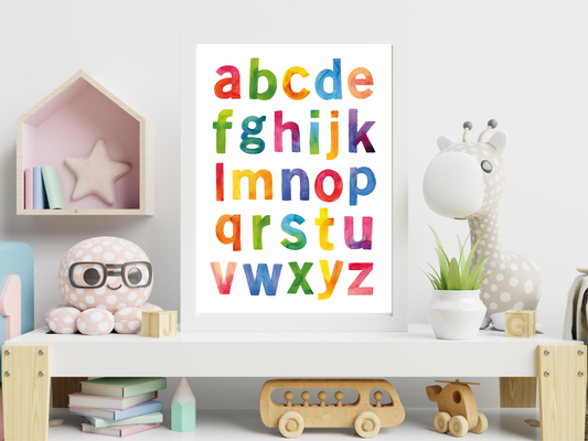 Watercolour Alphabet
