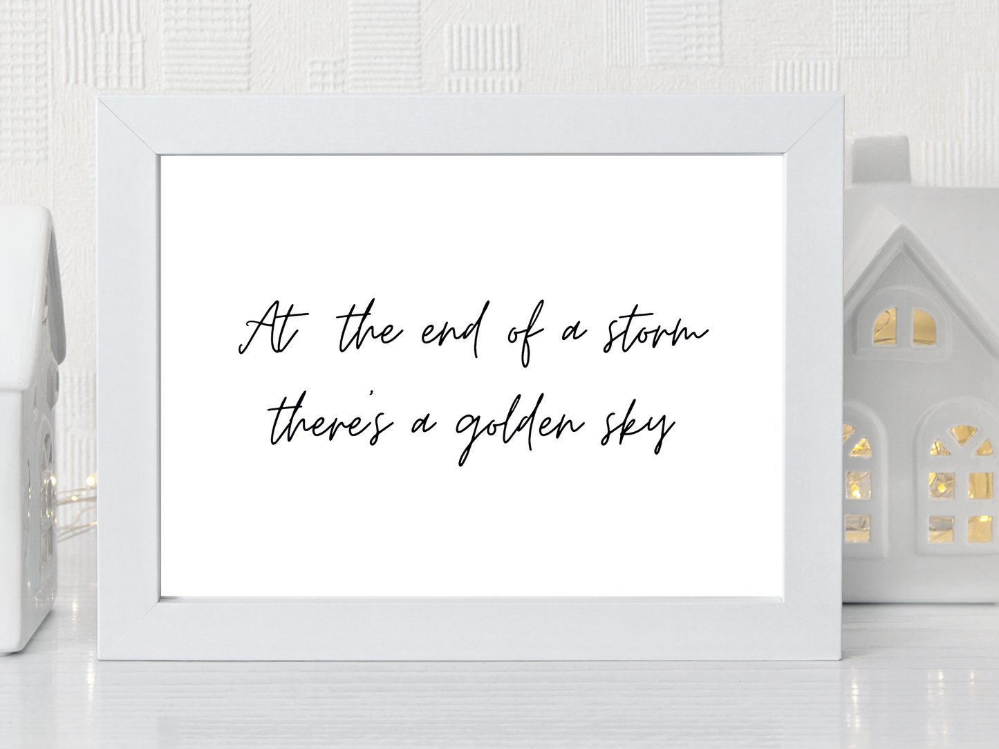 At The End Of A Storm (Italic Landscape)