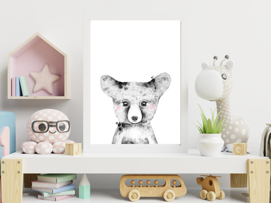 Watercolour Baby Bear
