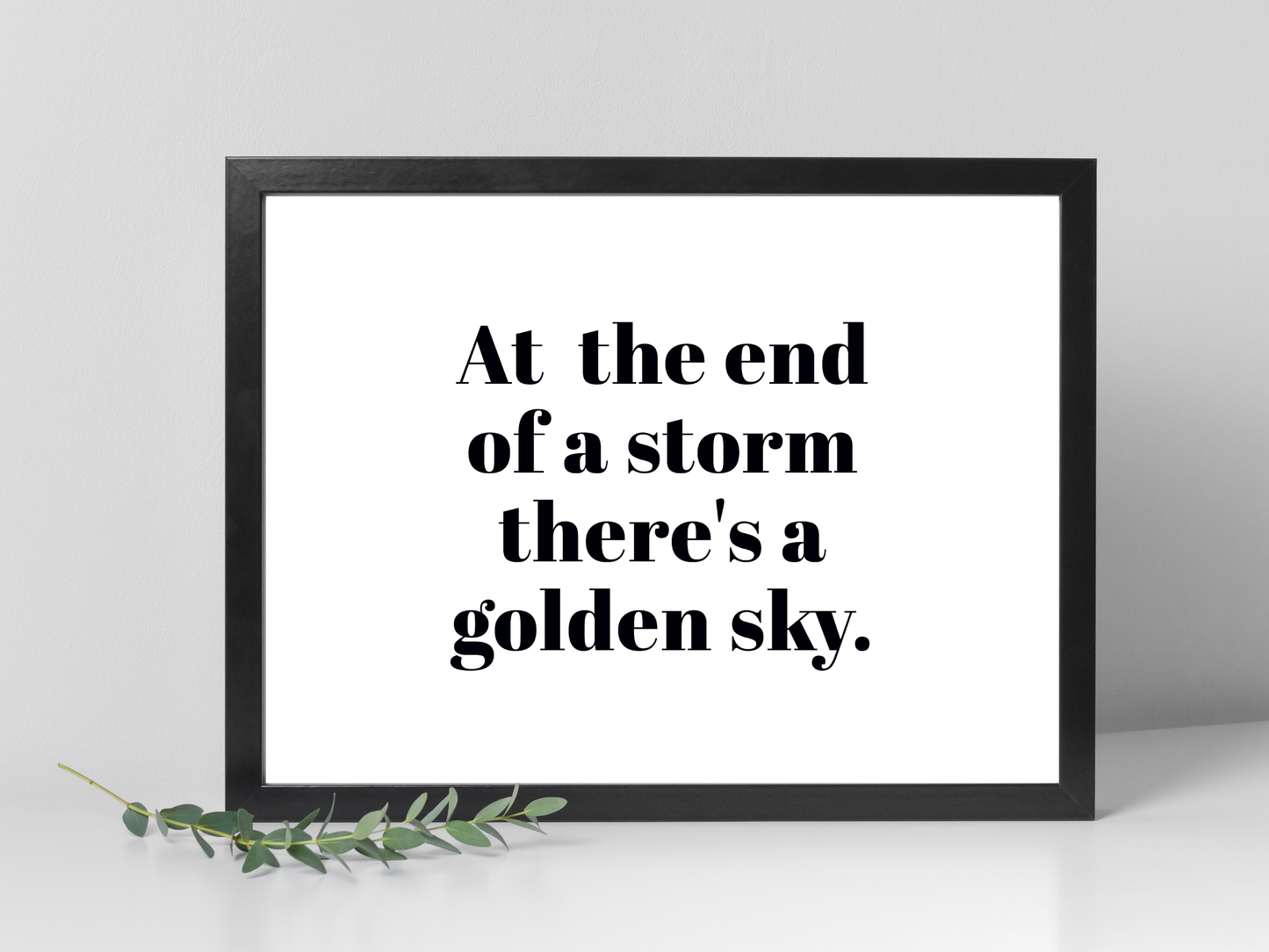 At The End Of A Storm (Landscape)