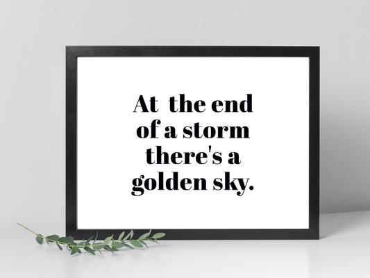 At The End Of A Storm (Landscape)