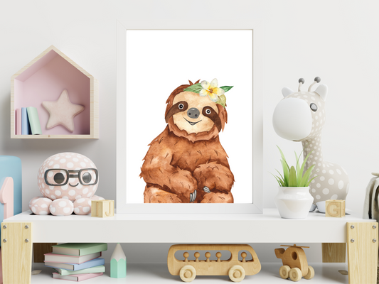 Watercolour Sloth