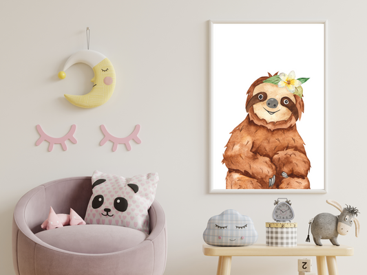 Watercolour Sloth