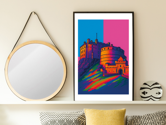 Edinburgh Castle Pop Art