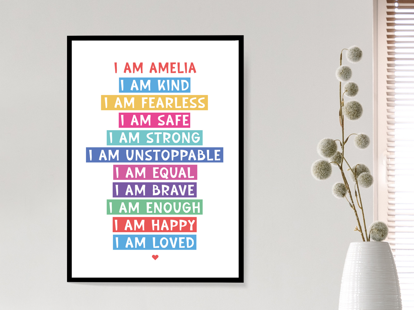 I Am Affirmation Personalised
