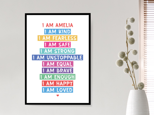 I Am Affirmation Personalised