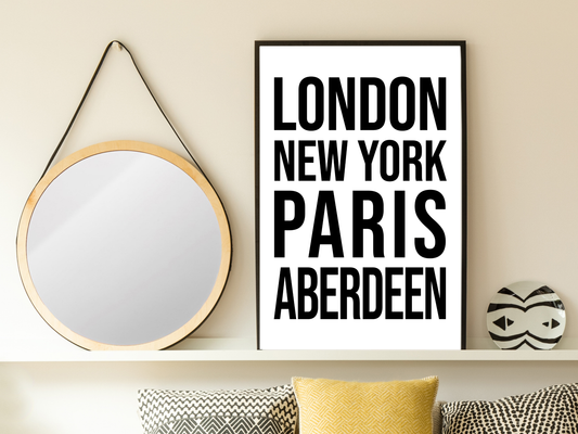 Aberdeen Bold Print