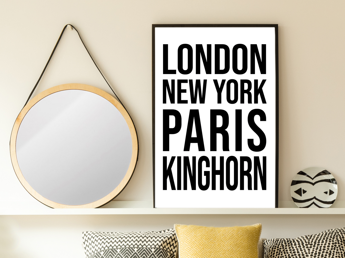 Kinghorn Bold Print