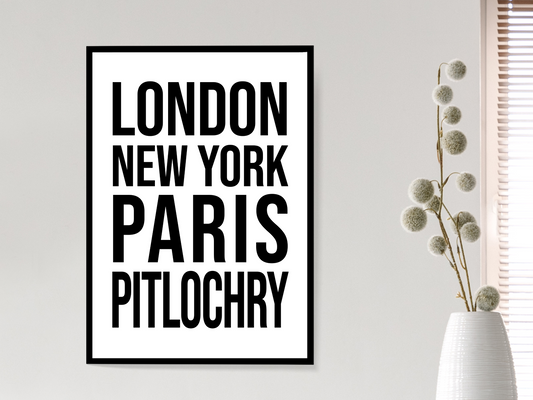 Pitlochry Bold Print