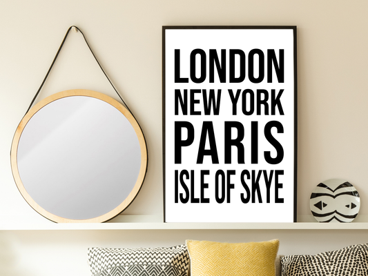 Isle Of Skye Bold Print