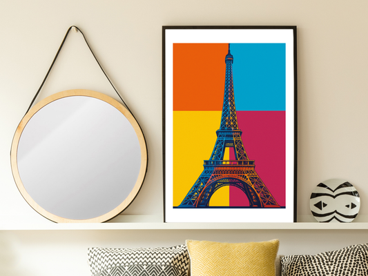Eiffel Tower Pop Art