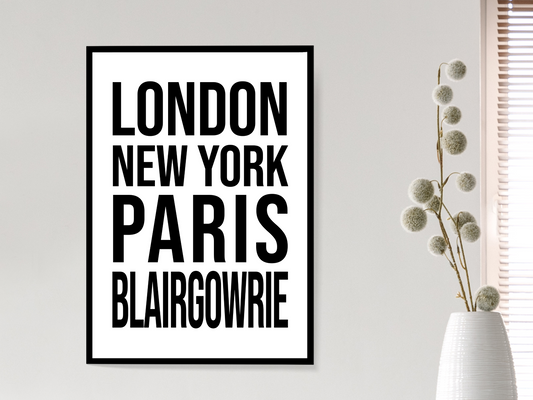 Blairgowrie Bold Print