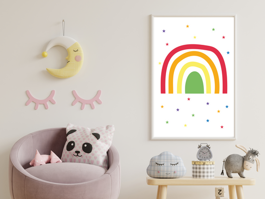 Rainbow & Stars