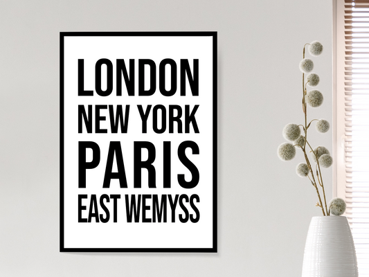 East Wemyss Bold Print