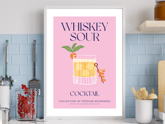 Whiskey Sour Cocktail