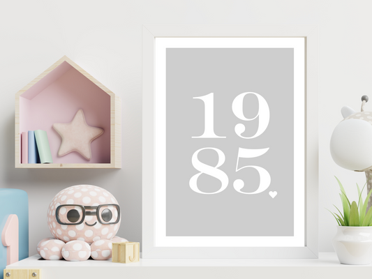 Personalised Year Print