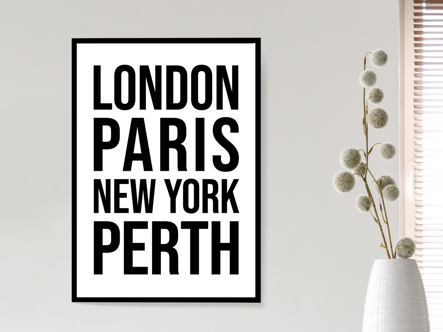 Perth Bold Print
