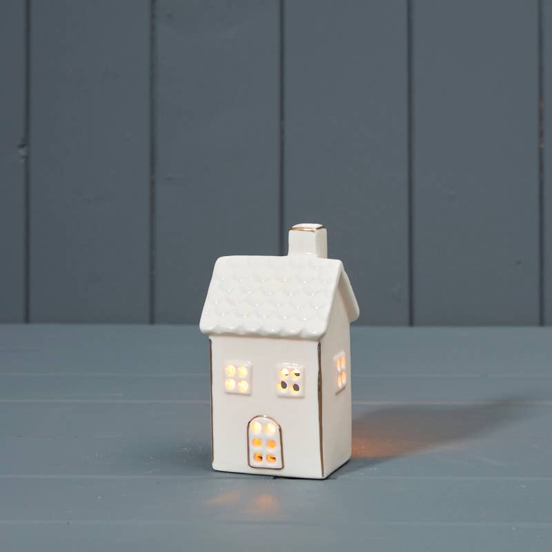 Ceramic House Tealight Holder