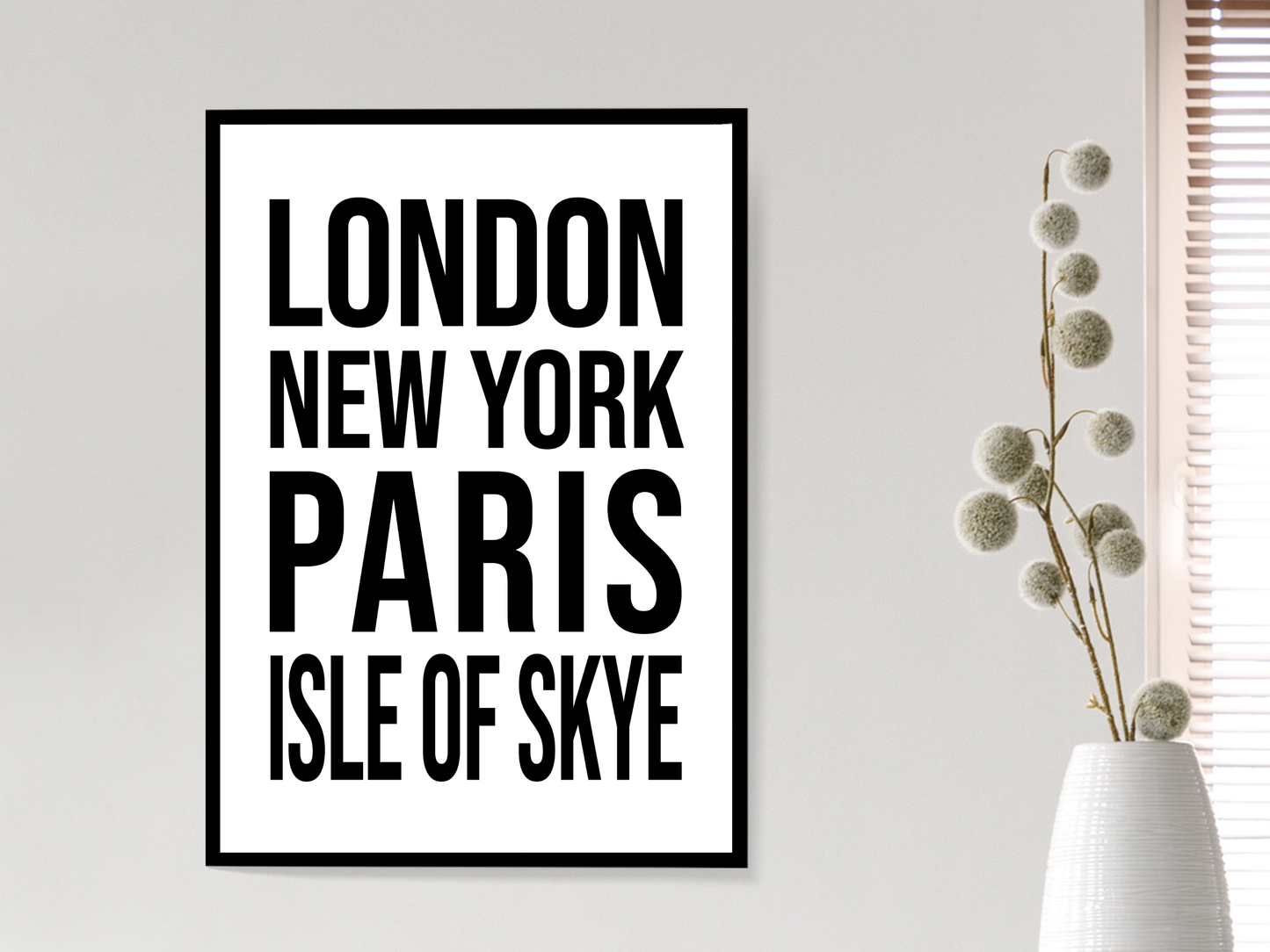 Isle Of Skye Bold Print