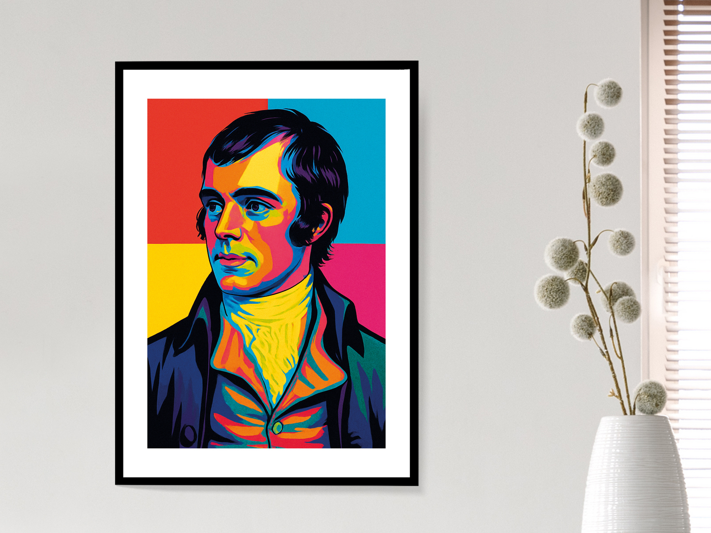 Robert Burns Pop Art