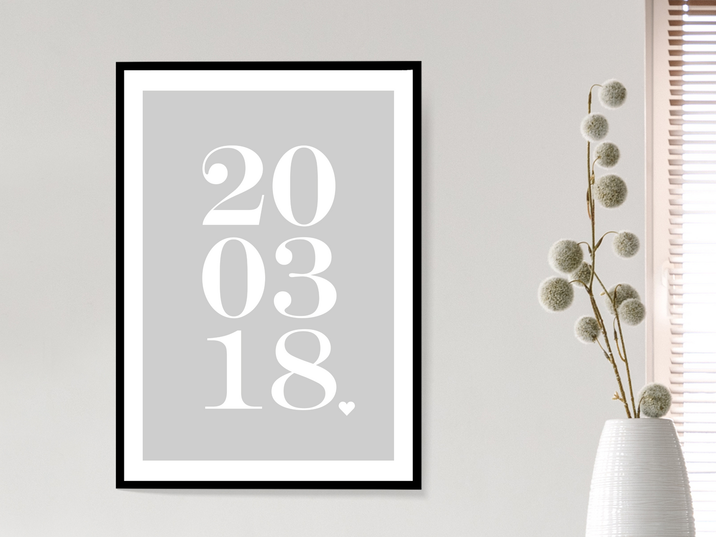Personalised Date Print