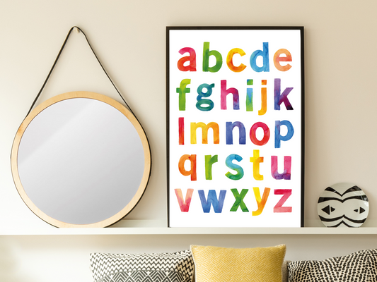 Watercolour Alphabet