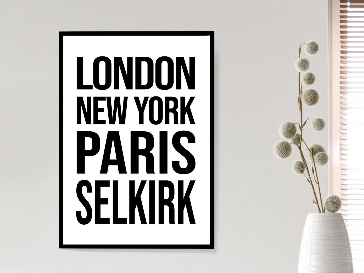 Selkirk Bold Print