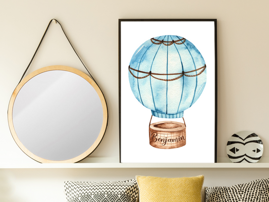 Hot Air Balloon Personalised