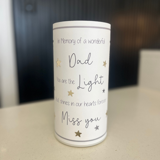 Dad Remembrance LED Lantern