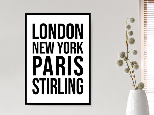 Stirling Bold Print