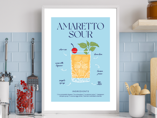 Amaretto Sour Cocktail