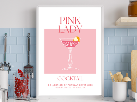 Pink Lady Cocktail