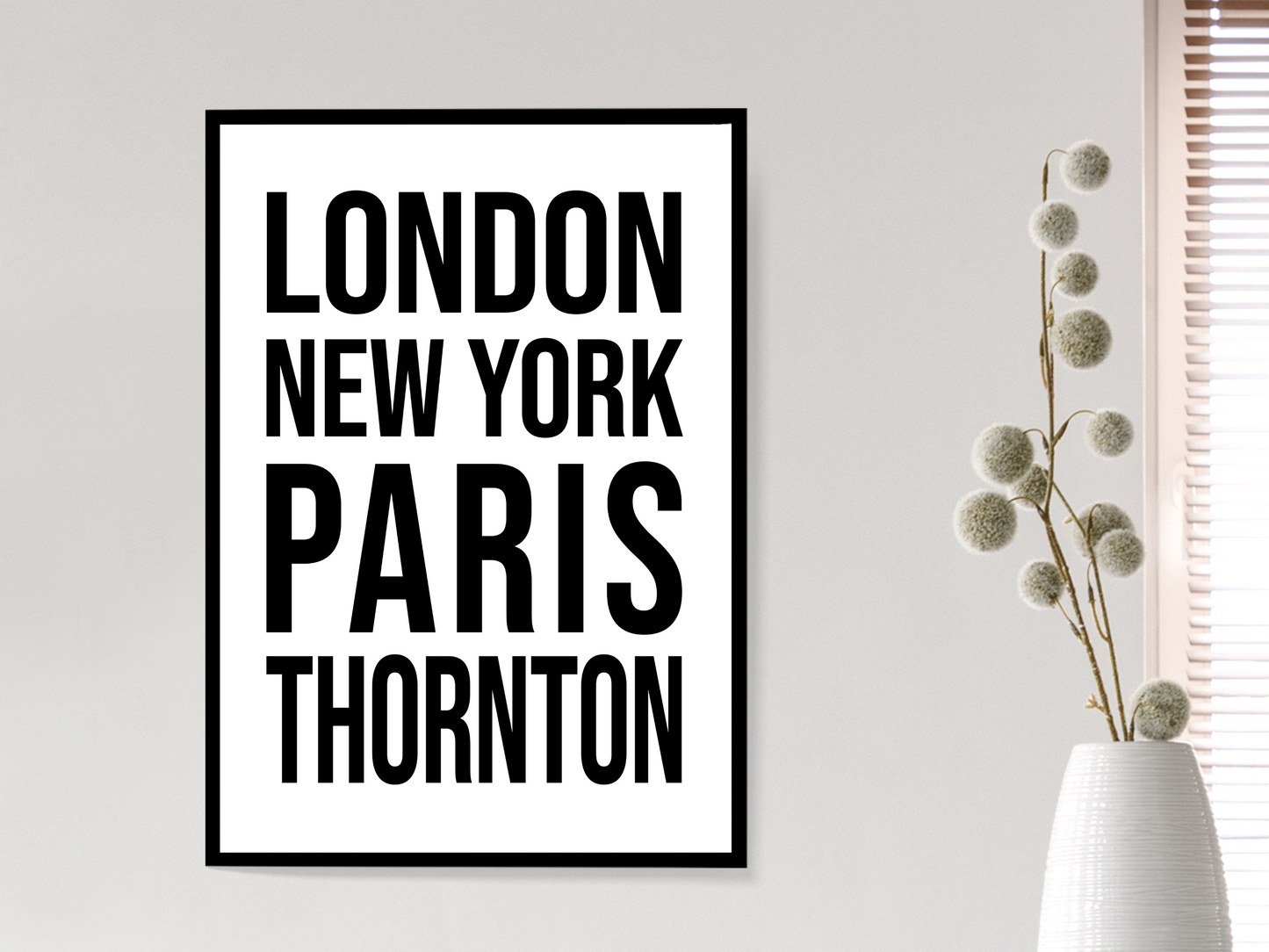 Thornton Bold Print