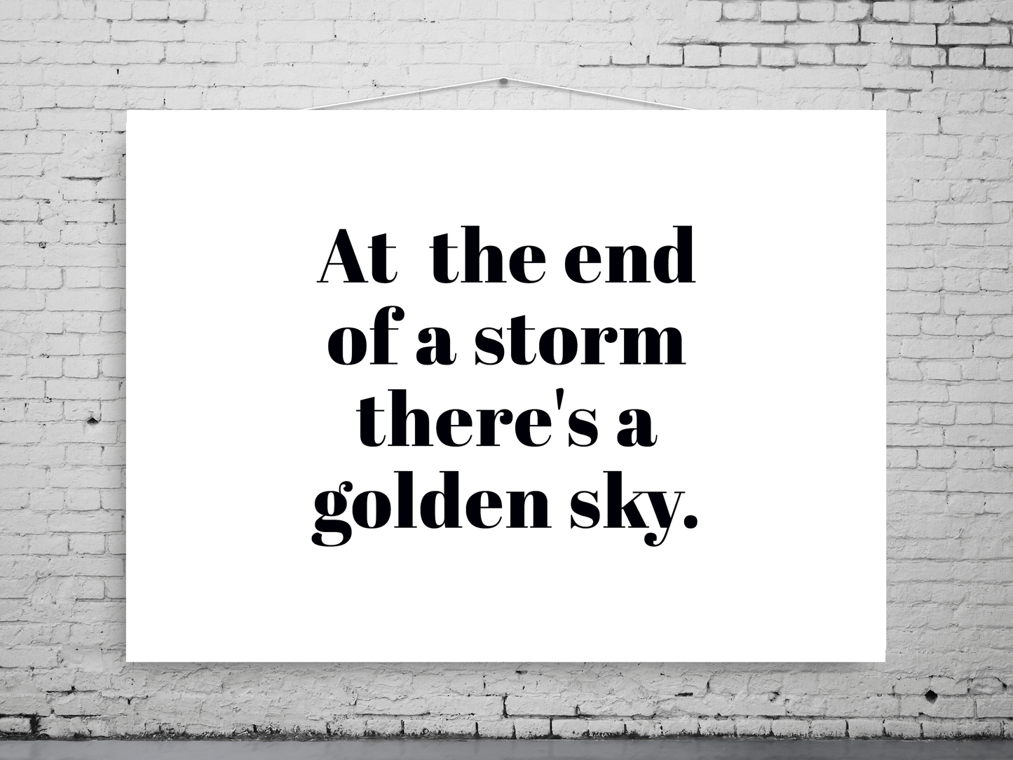 At The End Of A Storm (Landscape)