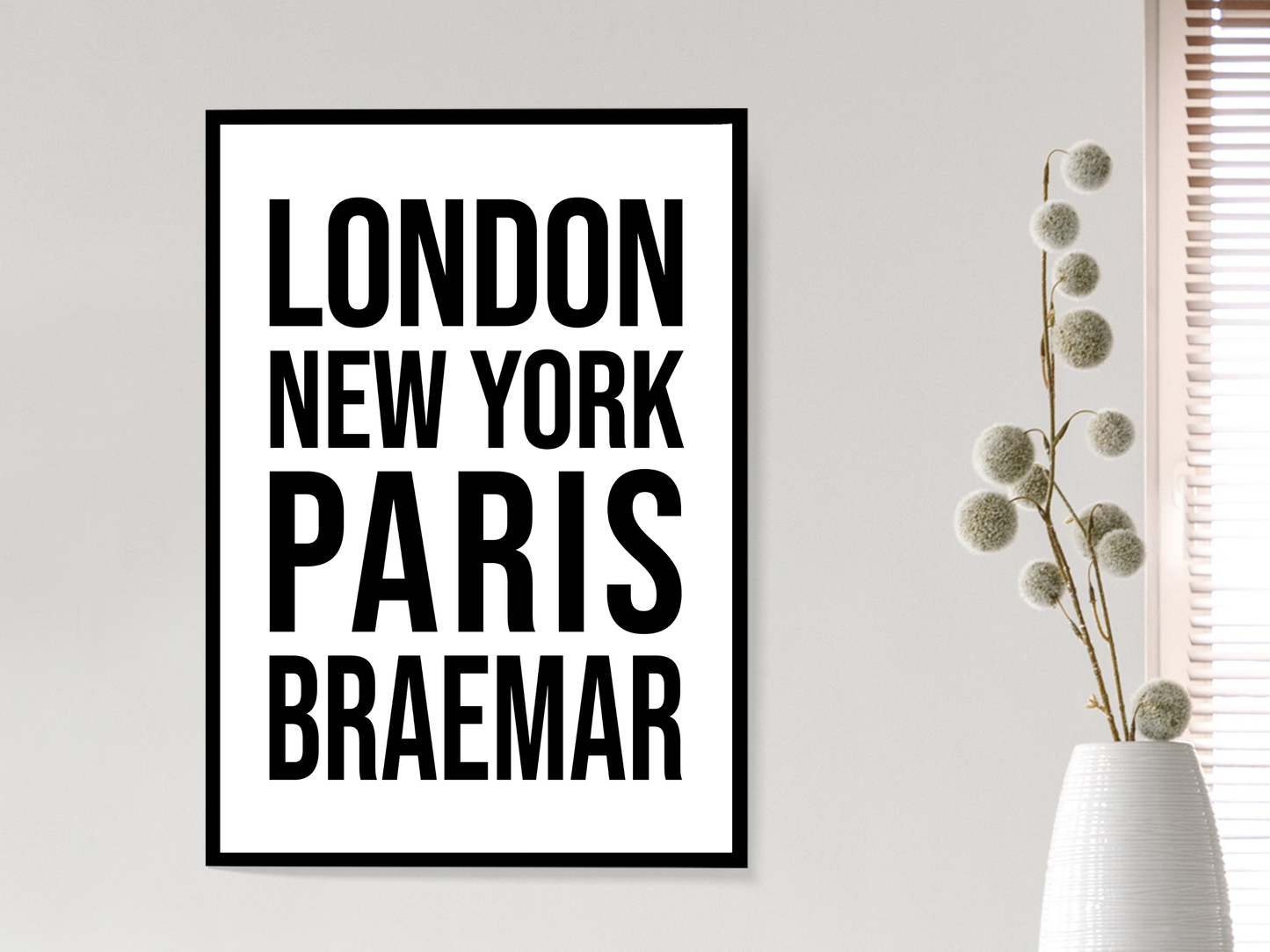 Braemar Bold Print