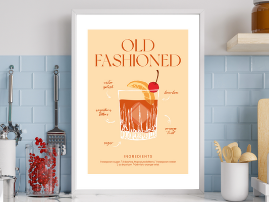 Old Fashioned Peach Cocktail