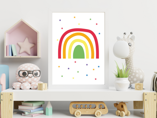 Rainbow & Stars