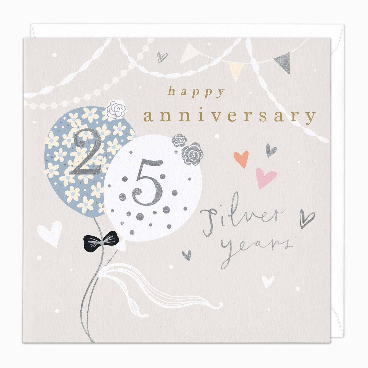 25 Years Anniversary Card