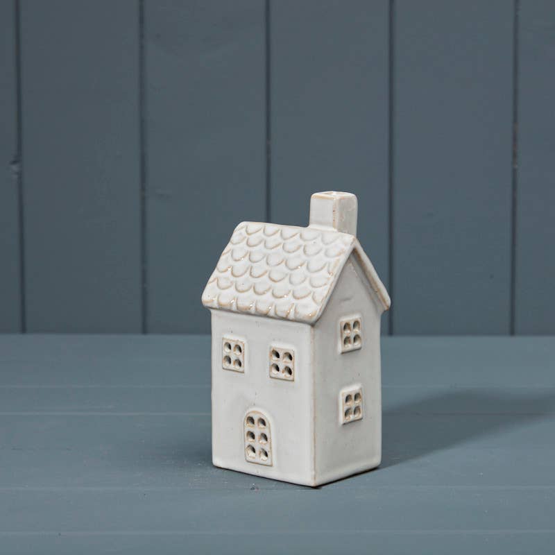 Ceramic House Tealight Holder