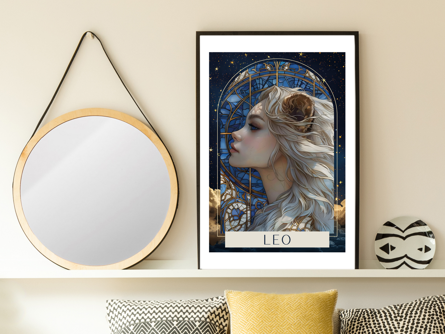 Leo Zodiac Tarot Print | Astrology Poster