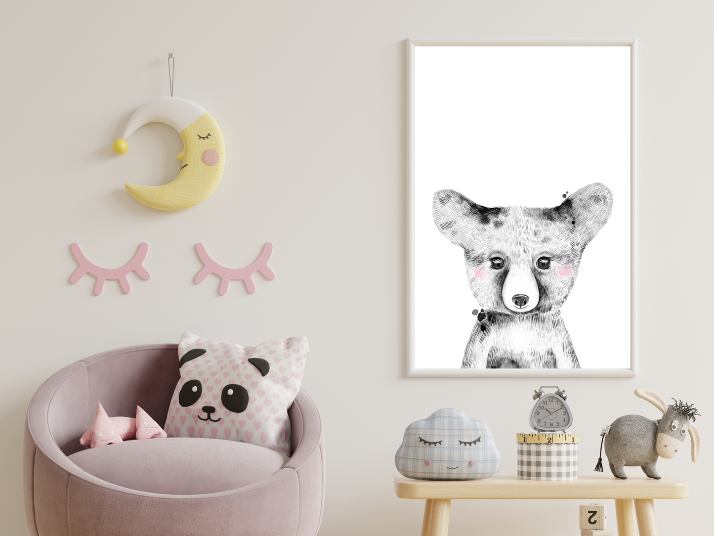 Watercolour Baby Bear