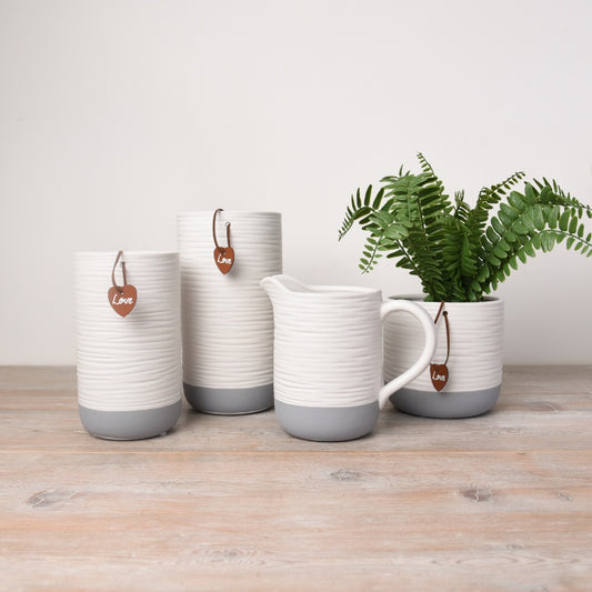 White and Grey Jug