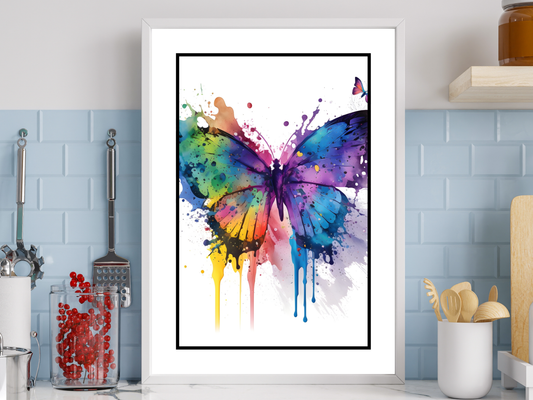 Watercolour Butterfly Art