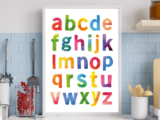 Watercolour Alphabet