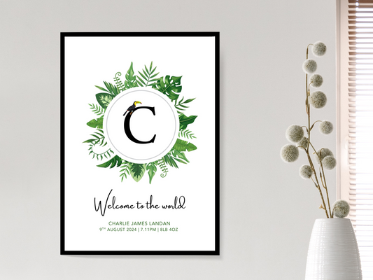 Newborn Jungle Personalised
